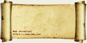 Isak Kandić vizit kartica